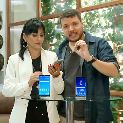 Everton Vianna (Vertão), criador de conteúdo de tecnologia, durante live ao vivo no Shoptime comentando ofertas e comportamento de consumo na Black Friday
