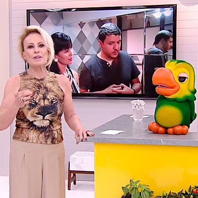 Everton Vianna (Vertão), criador de conteúdo de tecnologia, durante participação no programa Mais Você da TV Globo falando sobre compras de tecnologia e importação
