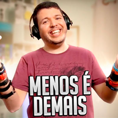 Everton Vianna (Vertão), criador de conteúdo de tecnologia, em episódio do programa Menos é Demais da Discovery H&H sobre consumo consciente e sustentabilidade
