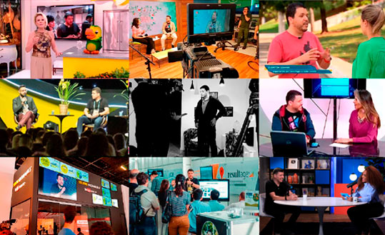 Participações de Everton Vianna (Vertão) em programas de TV, eventos de tecnologia e bastidores de produção de conteúdo.